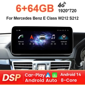 10,25" Android 14 Autoradio CarPlay Für Mercedes-Benz E-Klasse W212/S212 NTG 4.0 - Bild 1 von 16
