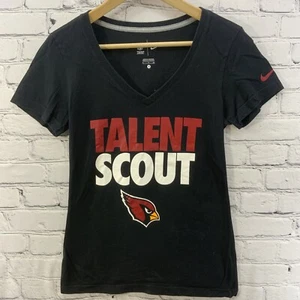 Nike T-Shirt Womens Sz S Talent Scout NFL Arizona Cardinals Black - Picture 1 of 7