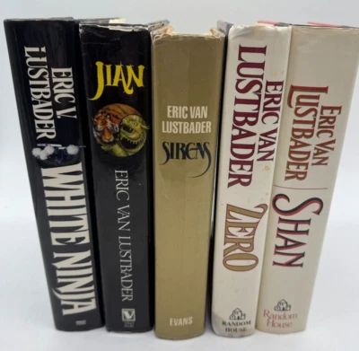 PRICE DROP - Lot of 5 Eric Van Lustbader HC/DJ Four are 1st Ed - Image 1 of 4