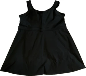 Fabletics Built In Short Dress Womens Size 3XL Black Sporty Rib Tank - Picture 1 of 21
