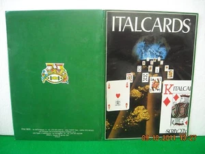 RISTAMPA CATALOGO CARTE ARTICOLI DA GIOCO "ITALCARDS" ANNI '80 - Picture 1 of 1