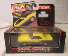 Road Champs 1969 Chevrolet Chevy Camaro YELLOW Blue Z28 1:43 Limited 1/10000