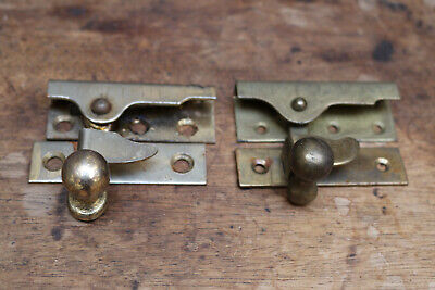 2 Used Brass Window Sash Fastners/Catches • 9.99£