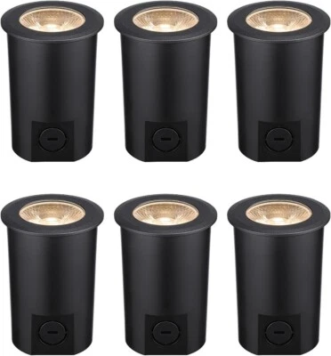 LEONLITE 7W Well Lights Landscape LED In Ground, 720LM 12-24V AC/DC Low Voltage,