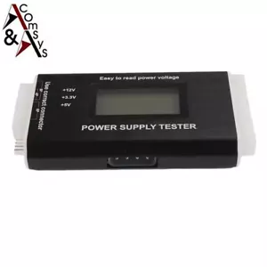 PC Netzteil Tester 20/24 4 6 8Pin ATX ITX BTX HDD SATA IDE Testgerät LCD Display - Bild 1 von 9