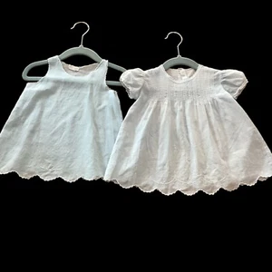 Vintage 60’s Embroidered Baby Dress Set size 6 Mos - Picture 1 of 10