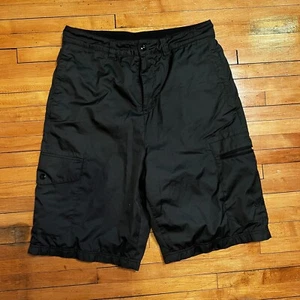 Nike Mens Sportswear Utility Cargo Shorts Hiking Camping Black Size 30 - Picture 1 of 3