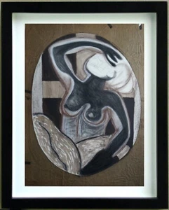 Aquarelle Collage CLAUDE LAGOUCHE 1943-2020 - COMPOSITION - Imagen 1 de 6
