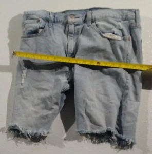 Pantalones cortos de jean Levi Strauss & CO Holy para hombre, azul, talla 36 - Imagen 1 de 6
