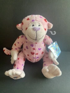 ❤️Webkinz Love Monkey,New with sealed Code Tag❤️Valentines Hearts - Picture 1 of 4