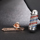 Barber Shop Pole Brooches Fashion Hairdresser 3D Badge Gift Jewelry Brooch P: