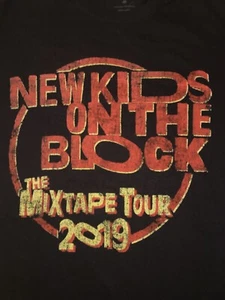 New Kids On The Block Mixed Tape Tour 2019 Black Medium, Short Sleeve - Picture 1 of 4
