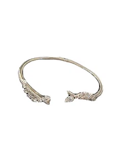 Nadri Duet Cubic Zirconia Center Hinge Bracelet NWOT $95 - Picture 1 of 6