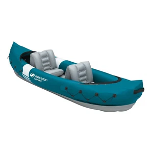 Canoa Sevylor kayak gonfiabile 2 posti canoe barca da pesca canotto mare gommone - Foto 1 di 3