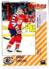 1992-93 Panini Stickers French #286 Chris Chelios