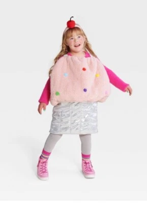 Disfraz Cupcake Rosa Niño Niños Niñas Talla Única - Hyde And Eek Nuevo Con Etiquetas Foto 1 de 4