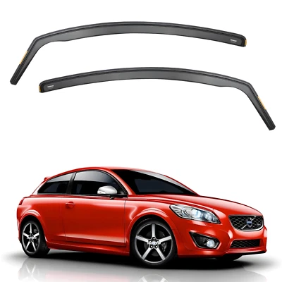 ISPEED Wind Deflectors for VOLVO C30 2006-2013 3-Door Hatchback 2pc Set Visors - Image 1 of 4