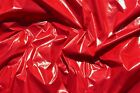 Nylon Lakier Tkanina Lustrzany połysk błyszczący PU coated thin fabric down jacket czerwony