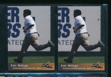 Lot (2) 2011 Grandstand Eric Ortega Richmond Flying Squirrels (CD1) SWSW6 