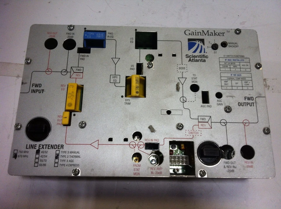 SA GAINMAKER LINE EXTENDER AMP, 870MHz, 40/52 Split,  1230841032100000 - Image 1 of 1