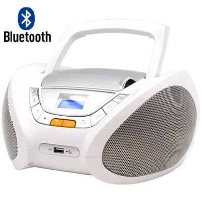 Reproductor CD Lauson CP450 Modern Combo CD/MP3 + Radio FM PLL Bluetooth Blanco - Imagen 1 de 4
