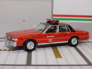 GL 1/64 Hot Pursuit 1990 Chevrolet Caprice Chicago Fire Dept C.F.D. Captain VHTF - Picture 1 of 5