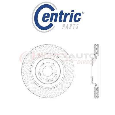 Centric C-TEK Disc Brake Rotor for 2003-2006 Mercedes-Benz CLK500 5.0L V8 - ds - Image 1 of 4