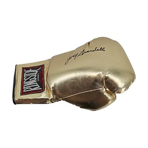 Guante de Boxeo Joey Giardello Autografiado Firmado Lado del Anillo Dorado Izquierdo (CERTIFICADO DE AUTENTICIDAD JSA - Imagen 1 de 7