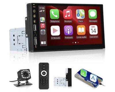 ZeaLive - ZL-C1 Radio Coche 1 DIN con CarPlay, Android Auto, Pantalla... - Imagen 1 de 4