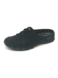 Skechers Sneakers Donna Nero 9 Zoccoli Scarpe da Passeggio Slip On Comfort 49530 - Foto 1 di 11