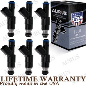 6 AURUS NEW Fuel Injectors for 1999-2004 Jeep Grand Cherokee TJ Wrangler 4.0L I6 - Picture 1 of 9