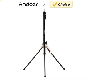 Andoer 190cm/74.8 Inch Portable Aluminum Alloy Photography Light Stand Reverse - Picture 1 of 6