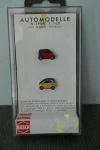 Busch 8350 2 Fahrzeuge Smart City Coupé Neu / Spur N - Bild 1 von 3