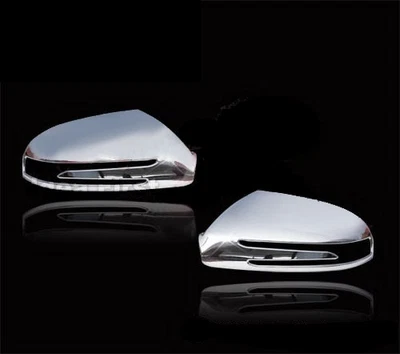 Chrome Side Door Mirror Covers For Mercedes Benz SLK-Class R171 2004-2011 — 第 1/2 张图片
