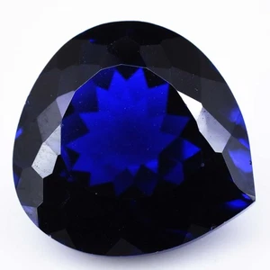 9 Ct Natural Blue Ceylon Sapphire Pear CERTIFIED Stunning Loose Gemstone - Picture 1 of 4