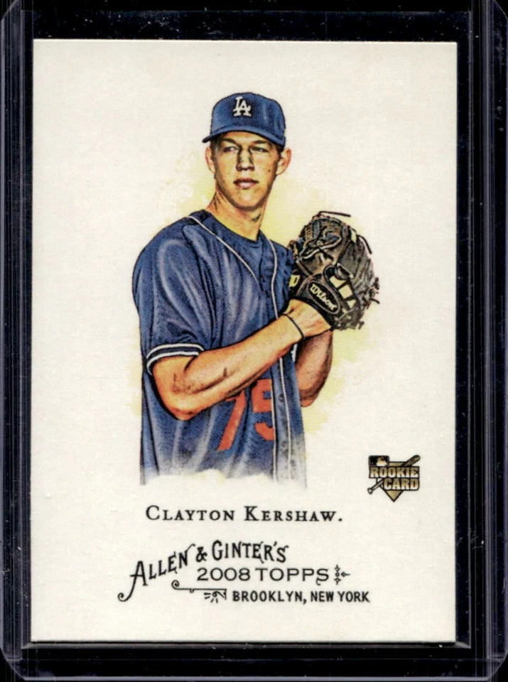 2008 Allen & Ginter Clayton Kershaw Rookie RC #72 Dodgers - Image 1 of 2