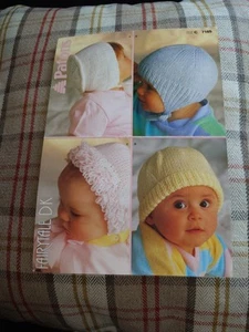 Patons Baby Hats And Bonnets 7165 - Picture 1 of 5