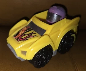 Little People Hot Wheels Wheelies gelb Rennwagen Ersatzwagen Fisher Price - Bild 1 von 3