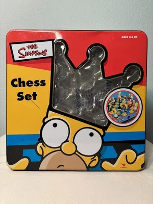 The Simpsons Complete Chess Set in Metal Collector's Tin - Image 1 of 4