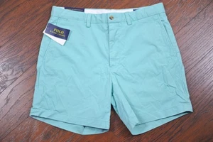 NWT Polo Ralph Lauren Classic Fit 6" Stretch Classic Fit Shorts Green Men's 32 - Bild 1 von 4