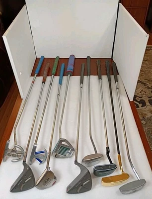 PUTTER LOT OF 10 GOOD CONDITION - 5 NEED GRIPS ALL DIFFERENT MANY BRANDS  - Image 1 of 4