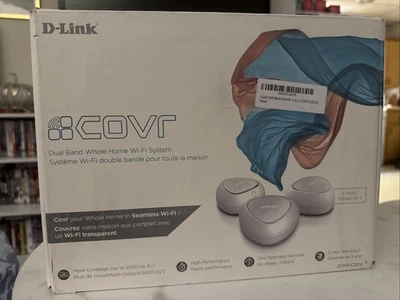 D-Link COVR Dual Band Whole Home Mesh WiFi System AC1200 3 Nodes COVR-C1203 - Image 1 of 4
