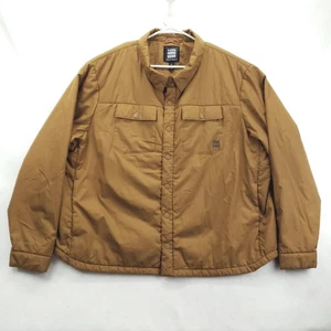 Alaskan Hard Gear Jacket Mens 3XL Brown Thermore Insulated Snap Front Shacket - Picture 1 of 13