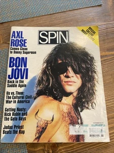 Spin Magazine November 1990 Vol 6 #8 Axl Rose, Bon Jovi & Judas Priest - Picture 1 of 9
