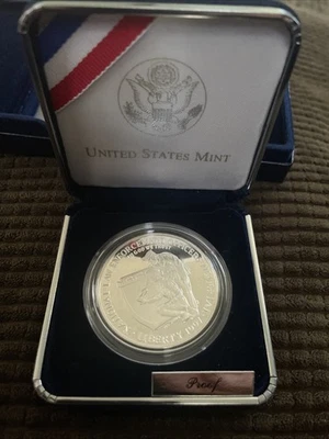 🇺🇸 National Law Enforcement Officers Memorial Proof Silver Dollar US Mint 🇺🇸 - Image 1 of 4