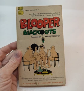 Blackout Bloopers By Kermit Schafer 1970 Paperback Adult Humor Cartoons Vintage - Bild 1 von 7