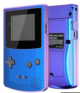 Chameleon Premium Game Boy GBC Console Replacement Shell Case Crystal IPS Mod - Picture 1 of 7