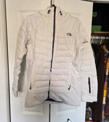 Jaqueta feminina The North Face Steep Series branca tamanho grande em excelente estado usado - Imagem 1 de 4