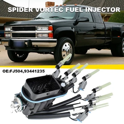 Inyector de combustible Spider multipuerto para 96-02 Chevrolet Express 1500 | 2500 V8 5,7 L Foto 1 de 4