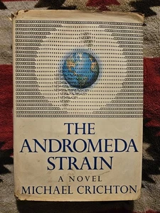 The Andromeda Strain - Michael Crichton (1969 HC) First Edition & Print! 1st/1st - Picture 1 of 16